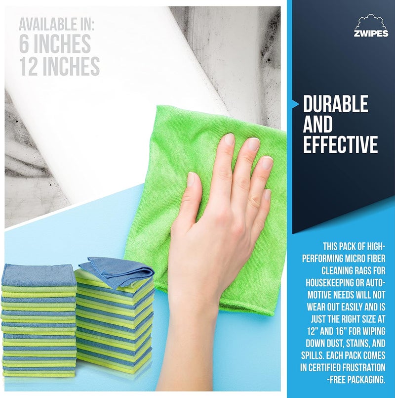 Zwipes Microfiber Cleaning Cloths, 48 Pack - Image 4